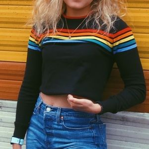 Retro stripe sweater